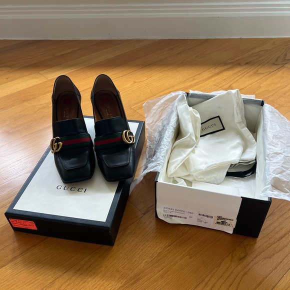 Gucci Shoes - Gucci Women's Black Loafer Pump